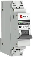 Выключатель автоматический EKF PROxima ВА47-63 1п 10А C 4.5кА картинка